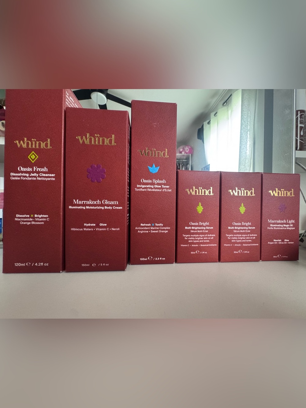 WHIND FULL SKINCARE SET !! 6pcs